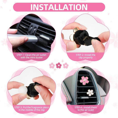 URAQT Auto Diffuser Gänseblümchen Luftclip Parfüm mit