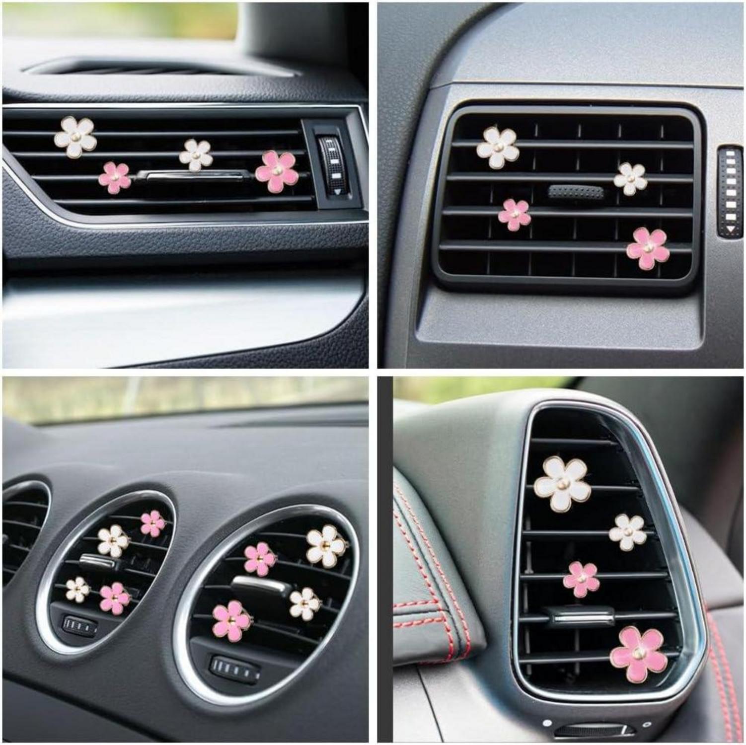 Auto Diffuser 8 Stück Gänseblümchen Blume Lufterfrischer Clip Vent Clips Aromatherapie Tabletten