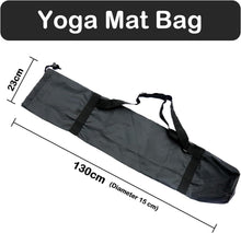 Yogatasche Groß Schwarz, Funktionale Aufbewahrungstasche
