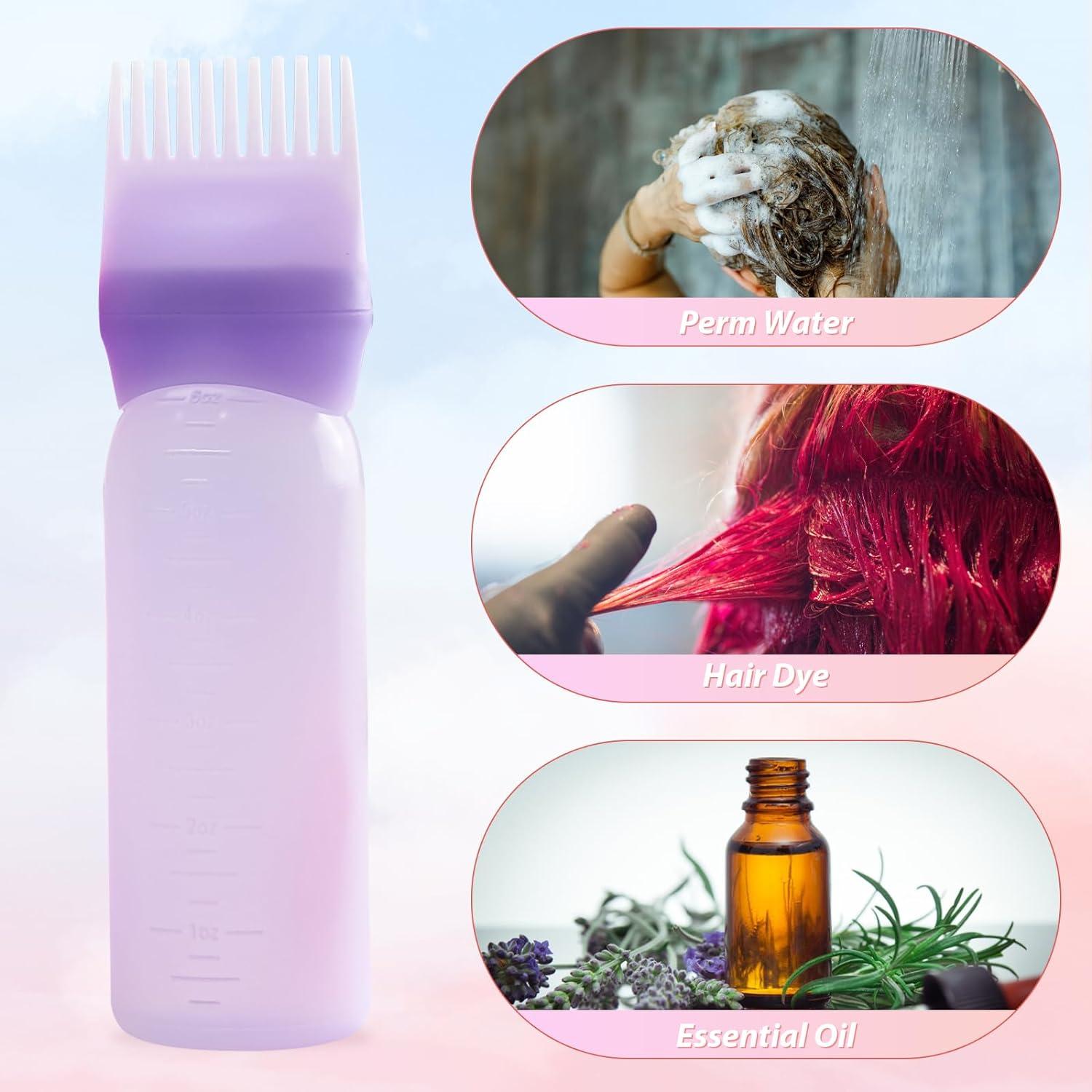 Kopfmassagebürste Haaröl Applikator Set Massagebürste Shampoo Bürste