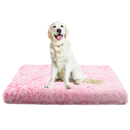 Flauschiges Hundebett 120x80x10cm – Orthopädisches Hundesofa Rosa