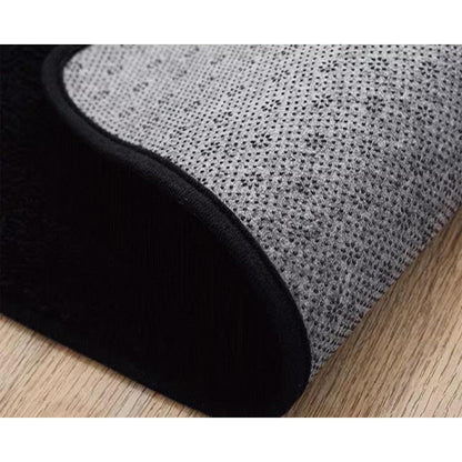 Rutschfester Badteppich flauschig rot 90x120 cm
