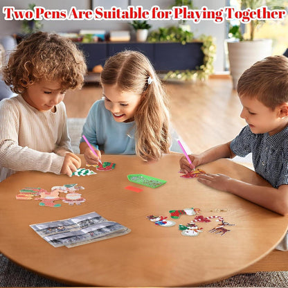 12er Set Diamond Painting Weihnachts Schlüsselanhänger 5D DIY Winterdekoration