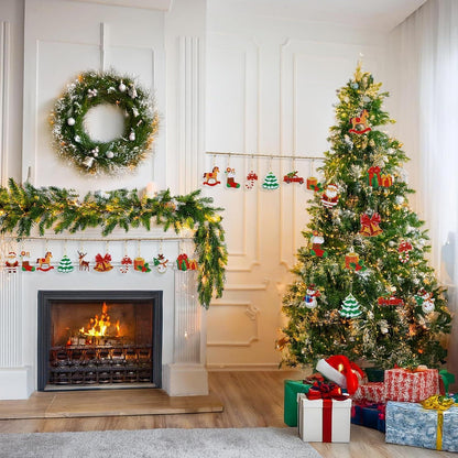 12er Set Diamond Painting Weihnachts Schlüsselanhänger 5D DIY Winterdekoration