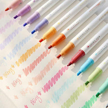 12er Pastell Textmarker Set Highlighter Stifte für Journaling