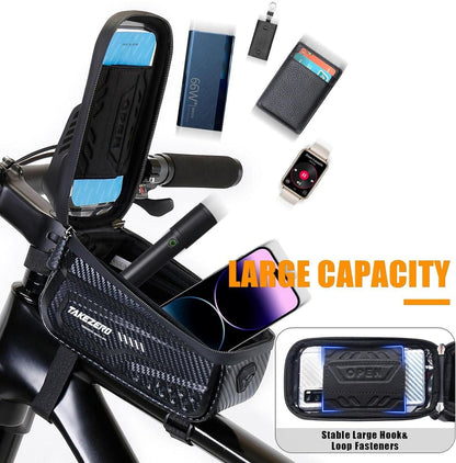 Fahrradtasche wasserdichter Rahmen Handyhalterung 6,8 Zoll Smartphone