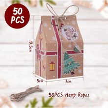 Weihnachten Party Geschenkboxen Kraftpapier Süßigkeitskästen