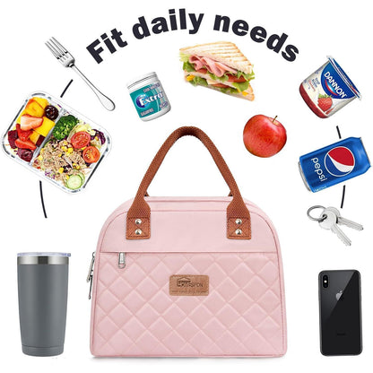 Lunchtasche isoliert für Damen & Herren – Rosa