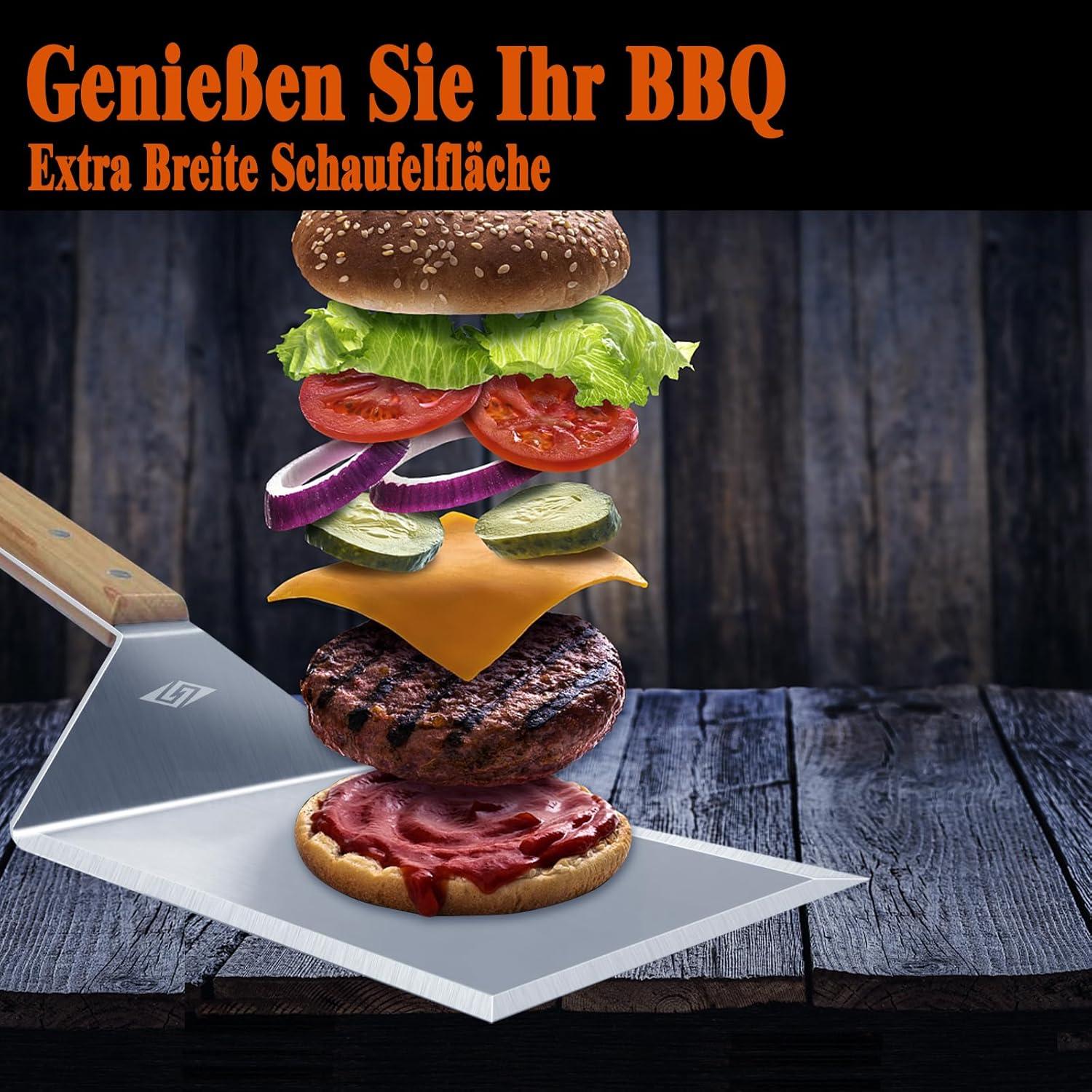 Edelstahl Grillspatel Smash Burger Grill Geschenke Männer