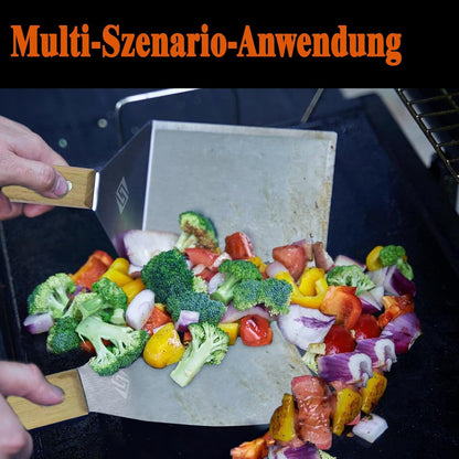 STEVEN-BULL S Grillpfannenwender Edelstahl Smash Burger Grillen Plancha