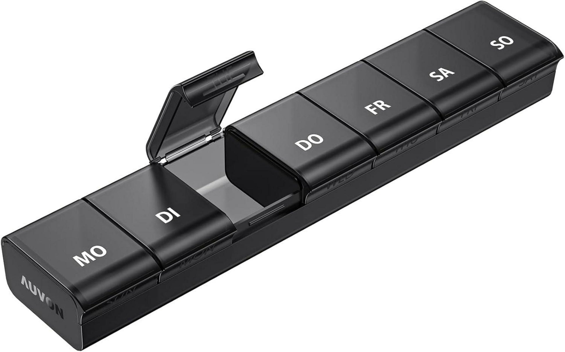 Tablettenbox 7 Tage Pillendose verbessertes Design Medikamentenbox