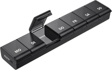 Tablettenbox 7 Tage Pillendose verbessertes Design Medikamentenbox