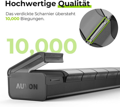 Tablettenbox 7 Tage Pillendose Medikamentenbox BPA-frei Schwarz