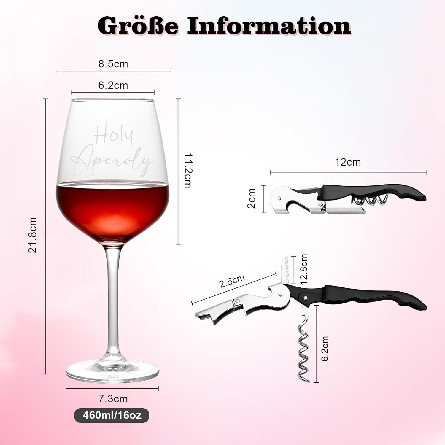 Joymaking Rotweingläser mit Spruch, Cocktailgläser, Aperitifgläser
