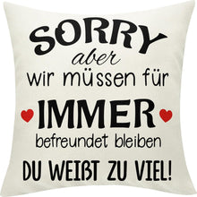 Sunia Dekokissenbezüge 45x45 cm BFF Geschenk Weihnachten