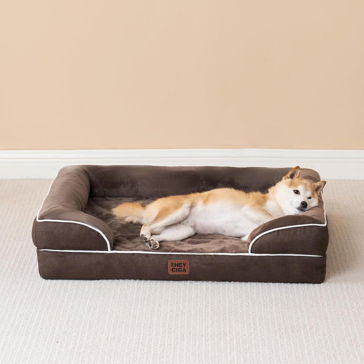 Orthopädisches Hundebett XXL mit Memory Foam, wasserdicht & rutschfest
