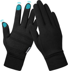 Touchscreen Winterhandschuhe Laufen Skihandschuhe Schwarz
