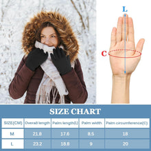 Touchscreen Winterhandschuhe Herren Damen Laufen Radfahren