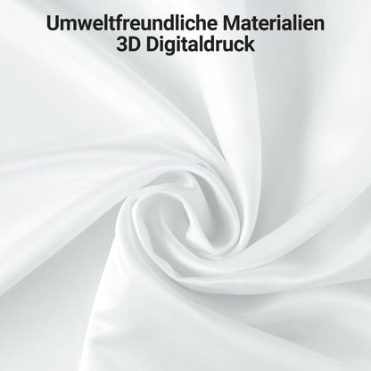 Duschvorhang 220x180cm Blumen Blätter Antischimmel Textil Wasserdicht Polyester Stoff Badevorhang