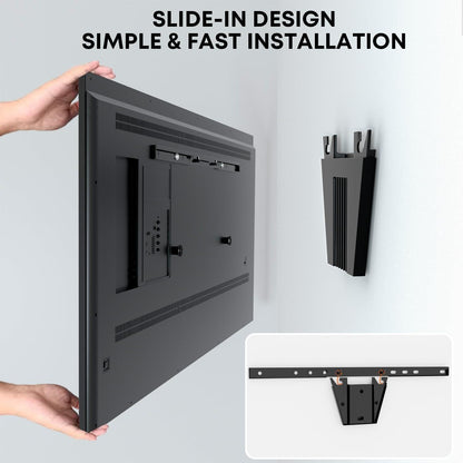 Ultraslim TV Wandhalterung 37-80 Zoll Flach Curved 50kg VESA