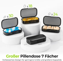 AUVON Tablettenbox 7 Tage, Medikamentenbox