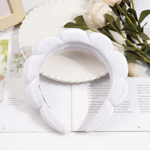 Spa-Stirnband Damen Schwamm Makeup Hautpflege Wolken Frottee