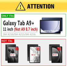 DLveer Samsung Galaxy Tab A9+ 11 Zoll Hülle - PU Leder+Soft