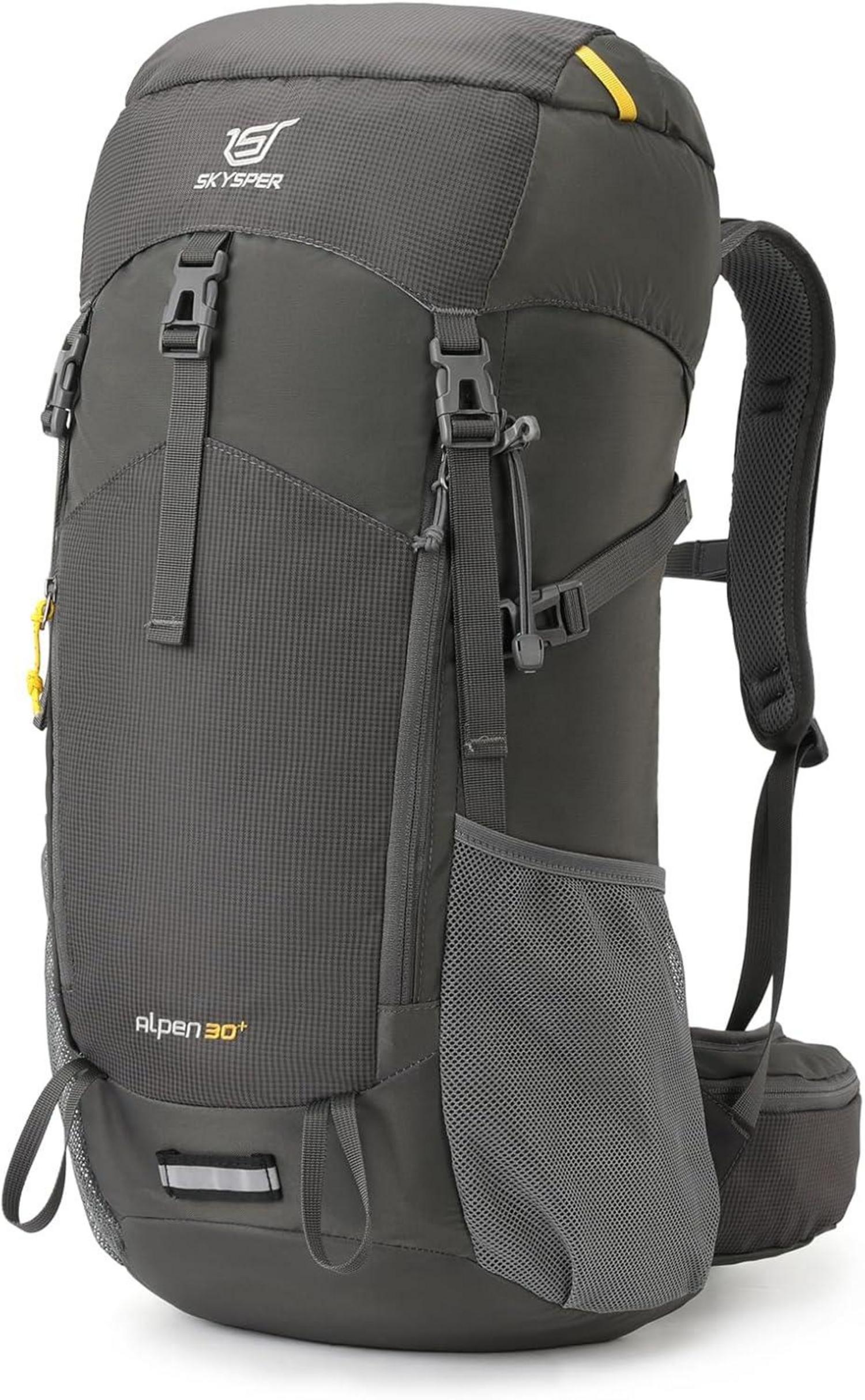 Wanderrucksack 30L Trekkingrucksack mit Rückenbelüftung für