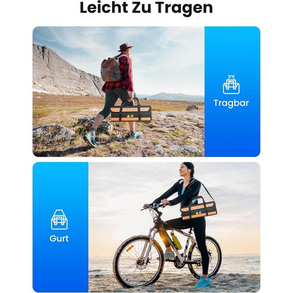 COICER E-Bike Akku Tasche - Feuerfeste Schutzhülle Lipo Box