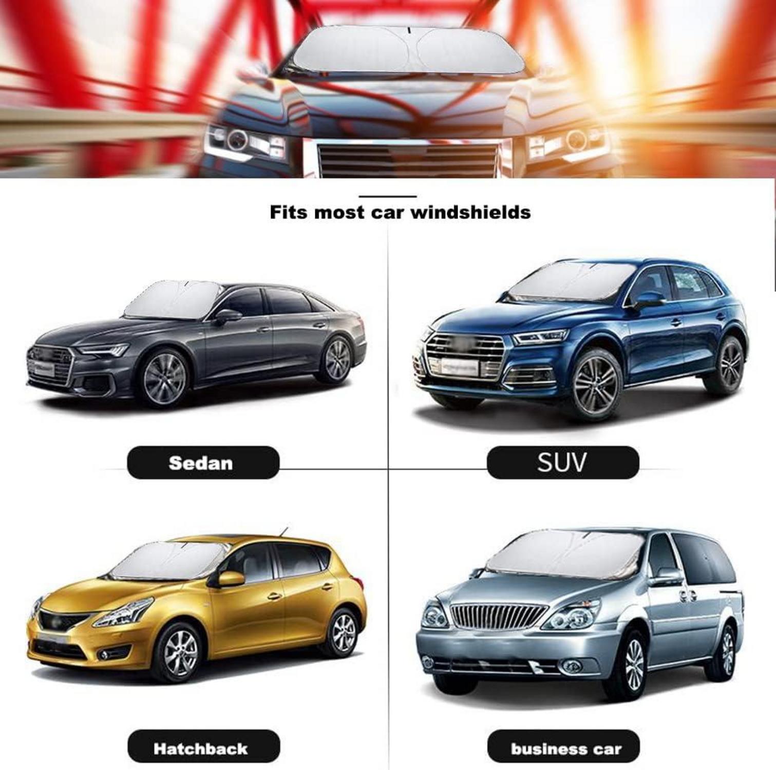 Sonnenschutz Auto Frontscheibe UV-Blocker hitzereduzierende