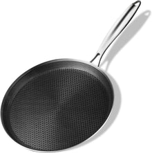 Crepe Pfanne 28cm Edelstahl Antihaft Wabenstruktur Induktion