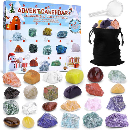 Adventskalender Kinder Kristalle 24 Tage Countdown