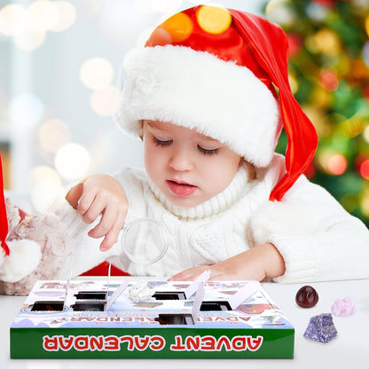 Adventskalender 2024 Kinder Kristalle Weihnachten Überraschungen