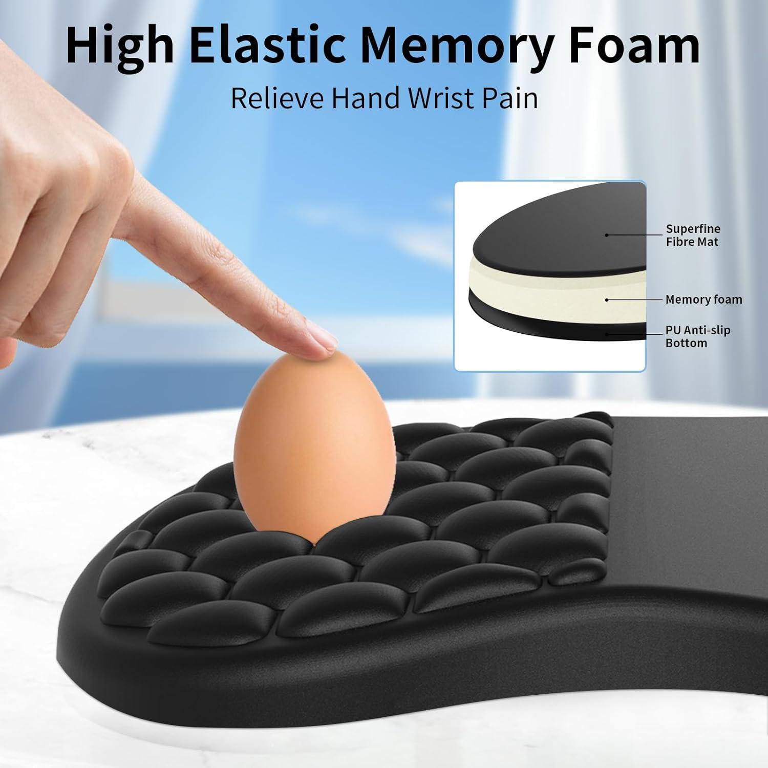 Ergonomisches Mauspad mit Handauflage und