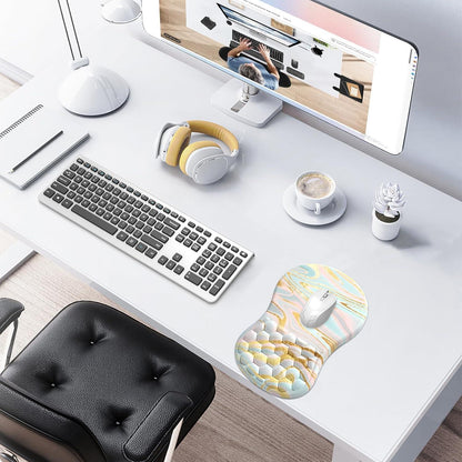 Ergonomisches Mousepad mit Handauflage und Memory-Schaum