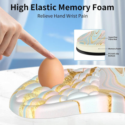Ergonomisches Mousepad mit Handauflage und Massage-Design