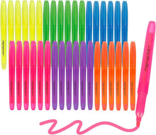 30PCS Pastell Highlighters Chisel Tip Set - Assorted Colors