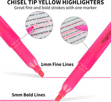 Textmarker 30er Set Pastell Highlighter Keilspitze 6 Farben