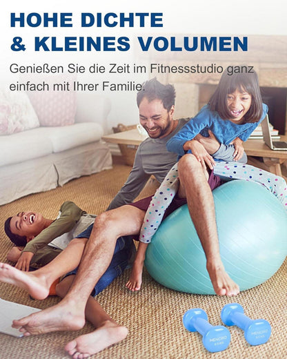 Kurzhanteln Set 1-5KG für Männer und Frauen, Gusseisen - Fitnessstudio