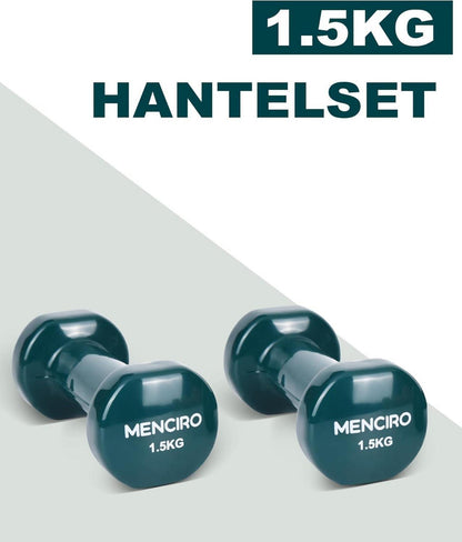 Kurzhantelset 2er 1KG 5KG, Männer Frauen Fitness