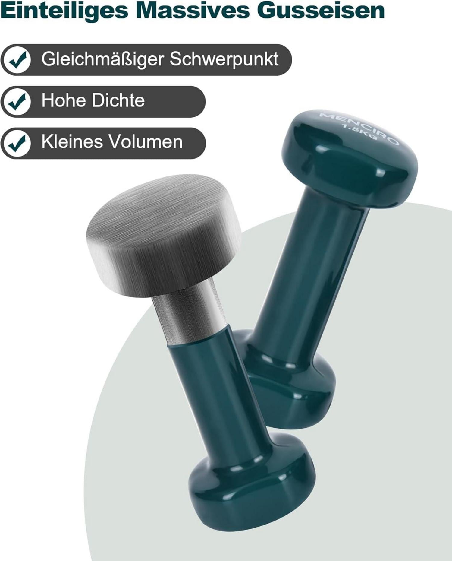 Hantelset 1KG - 5KG für Krafttraining und Muskelaufbau