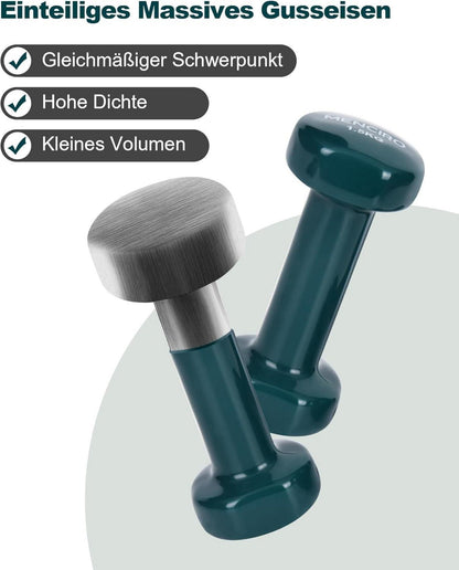 Hantelset 1KG - 5KG für Krafttraining und Muskelaufbau