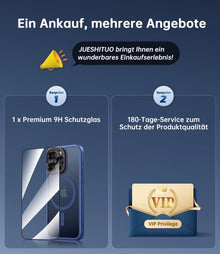 iPhone 15 Pro Max Hülle MagSafe Titan Blau Stoßfest