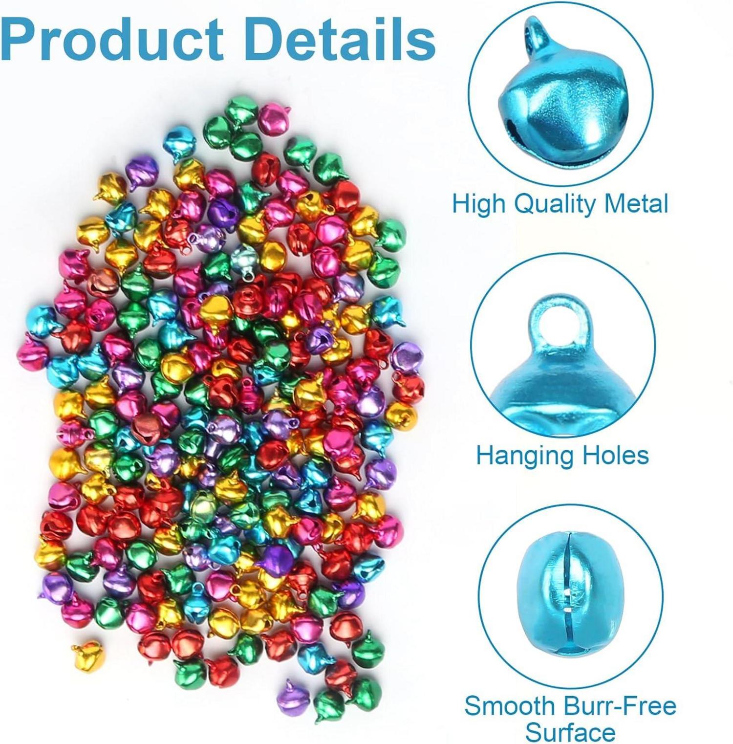 Glöckchen 200 Stück Weihnachtsdekoration DIY Handwerk Haustier