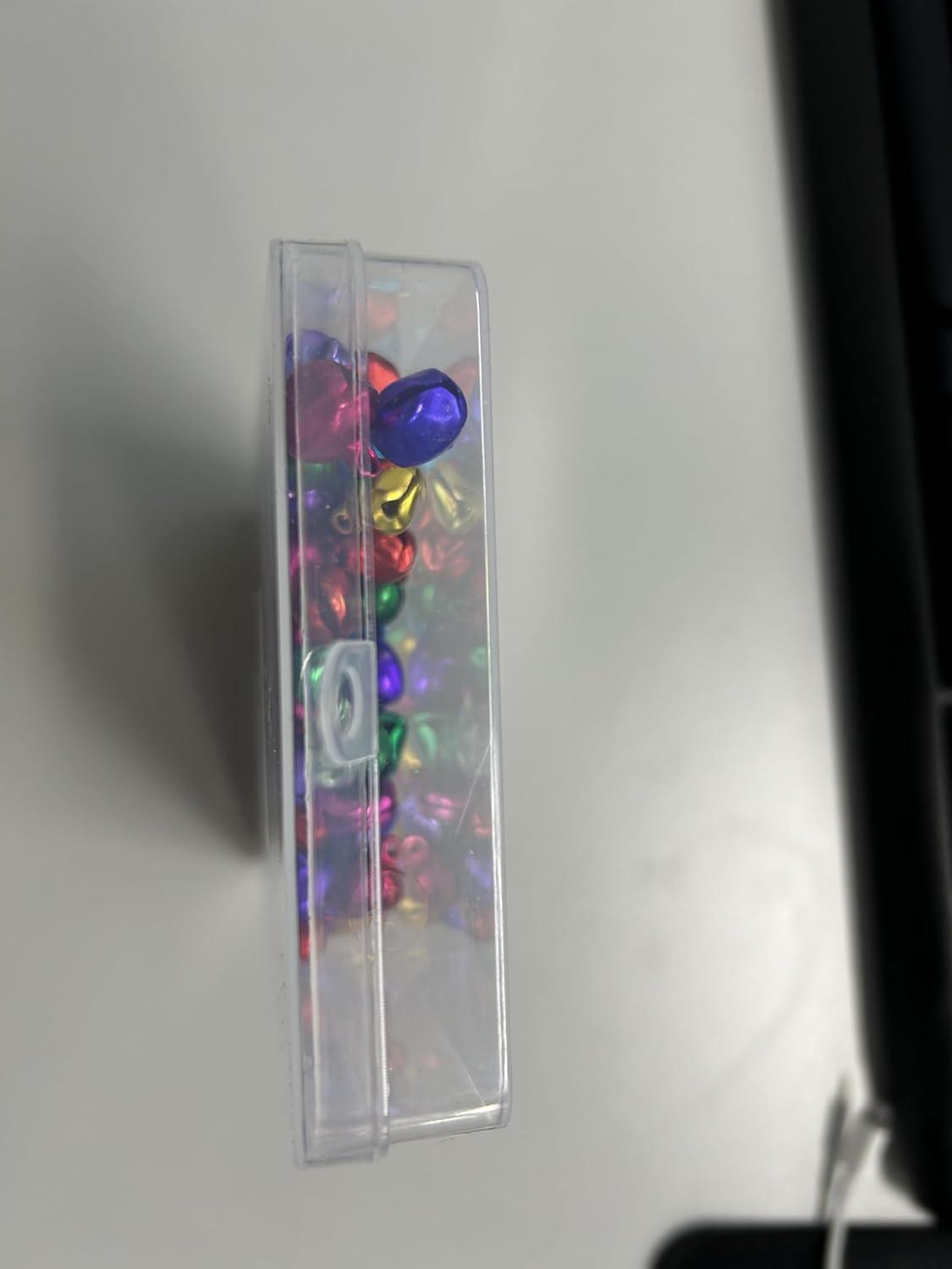 Glöckchen 200 Stück Metallglöckchen zum Basteln Weihnachtsdeko DIY Handwerk 12mm