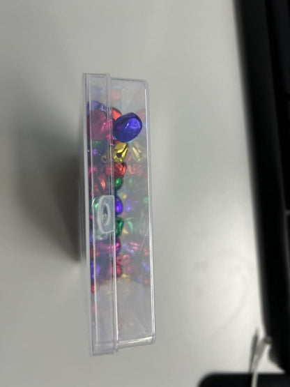 Glöckchen 200 Stück Metallglöckchen zum Basteln Weihnachtsdeko DIY Handwerk 12mm