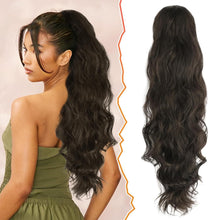 Locken Kordelzug Pferdeschwanz Haarteil 65 cm Wellige Verlängerung