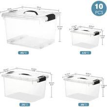 Greentainer 10er Aufbewahrungsbox-Set stapelbar & größer