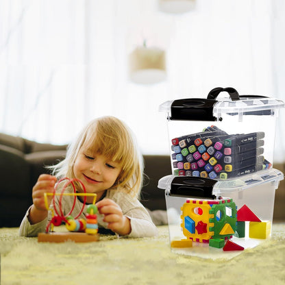 Greentainer 10er Aufbewahrungsbox-Set stapelbar & größer