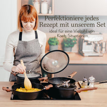 Topfset Pfannenset Induktion Antihaftbeschichtung abnehmbare